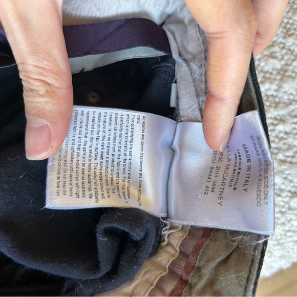 Stella McCartney black jeans (slight shiny/sheer) - Picture 9 of 9